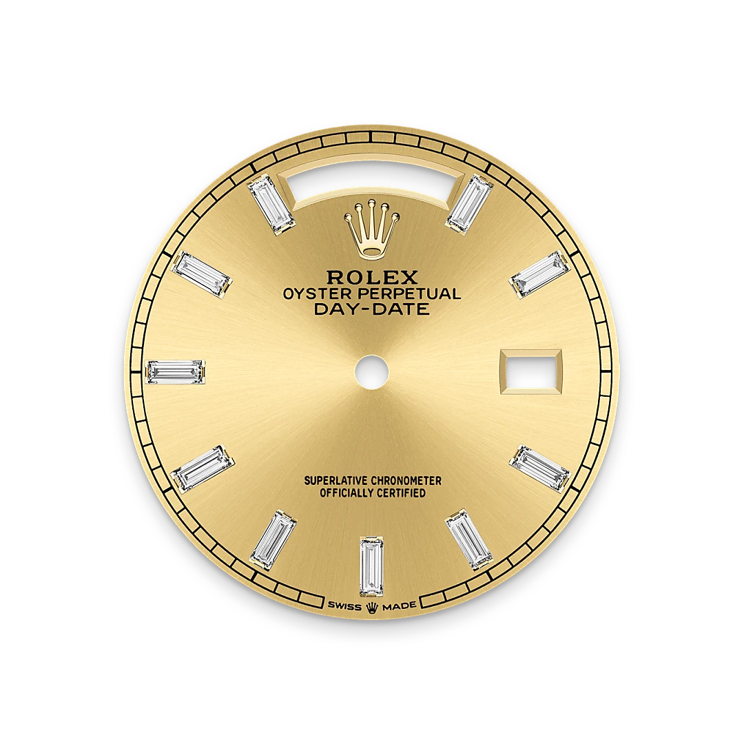 Rolex Day-Date in gold and diamonds, m128398tbr-0037 - Gandelman