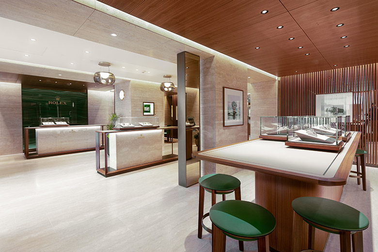 Rolex showroom at Gandelman - Aruba